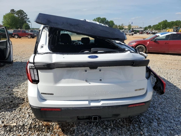 2025 Ford Explorer with VIN 1FM5K8AC8SGA31834, listed as a Copart auction lot 55948345 with 56 mi miles and Salvage title. Bid and sale history available at DreamBid. Image 6.
