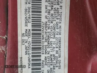 1989 Toyota Camry DLX z VIN 4T1SV21E1KU108151, wystawiony jako Copart lot #73657634 z przebiegiem 347 186 mil mil oraz Nie do naprawy • Non repairable. Historia ofert i sprzedaży dostępna na DreamBid. Obrazek 12.