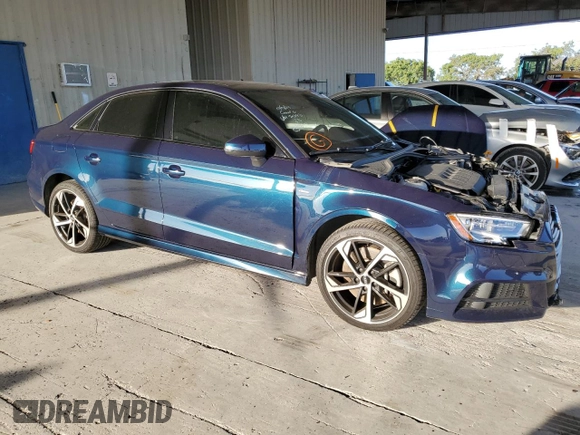 2020 Audi A3 Sedan S line Premium with VIN WAUBEGFF6LA095593, listed as a Copart auction lot 74664663 with 35,795 mi miles. Bid and sale history available at carsss.com. Image 4.