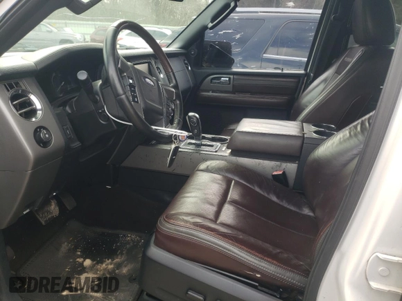 2015 Ford Expedition Platinum with VIN 1FMJU1LT2FEF28179, listed as a Copart auction lot 46353575 with Not provided miles and Salvage title. Bid and sale history available at DreamBid. Image 7.
