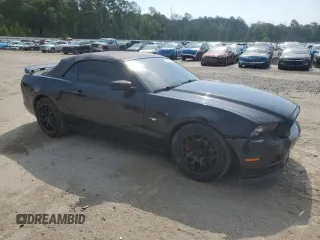 2014 Ford Mustang V6 with VIN 1ZVBP8EM2E5260681, listed as a Copart auction lot 57455675 with Not provided miles and Salvage title. Bid and sale history available at DreamBid. Image 4.