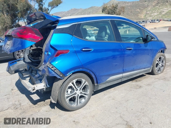 2020 Chevrolet Bolt EV Premier with VIN 1G1FZ6S04L4125895, listed as a IAAI auction lot 41637004 with 18,548 mi miles and . Bid and sale history available at DreamBid. Image 4.