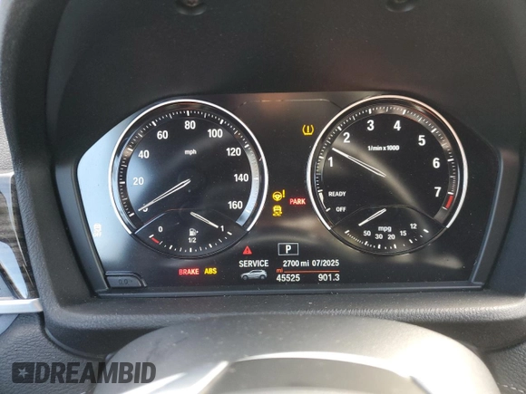 2018 BMW X2 xDrive28i with VIN WBXYJ5C36JEF78438, listed as a Copart auction lot 46850675 with 45,525 mi miles and Salvage Title. Bid and sale history available at carsss.com. Image 9.