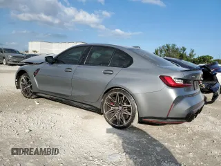 2023 BMW M3 with VIN WBS53AY03PFN77824, listed as a Copart auction lot 86100404 with 30,311 mi miles and Salvage Title. Bid and sale history available at carsss.com. Image 2.