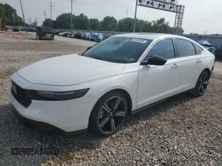 2023 Honda Accord Sport с VIN 1HGCY2F58PA012696, выставлен на аукционе Copart как лот 59186285 с пробегом 28 866 миль миль и Списание • Salvage title. История ставок и продаж доступна на DreamBid. Изображение 1.