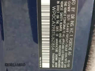 2001 Porsche Boxster с VIN WP0CA29811U621854, выставлен на аукционе Copart как лот 60405085 с пробегом 89 842 миль миль и Чистый • Clean title. История ставок и продаж доступна на DreamBid. Изображение 12.