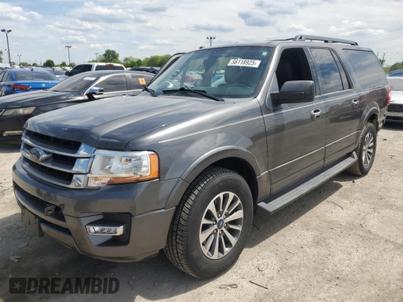 2016 Ford Expedition Max XLT z VIN 1FMJK1JT2GEF27575, wystawiony jako Copart lot #56118925 z przebiegiem 156 298 mil mil oraz Szkoda całkowita • Salvage title. Historia ofert i sprzedaży dostępna na DreamBid. Obrazek 1.