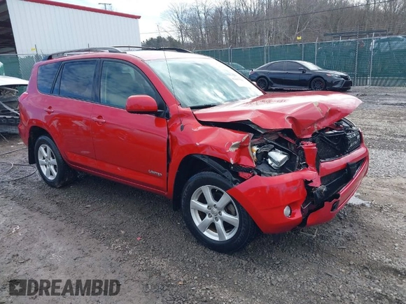 2008 Toyota RAV4 Ltd with VIN JTMBK31VX85059585, listed as a IAAI auction lot 41607526 with 163,540 mi miles. Bid and sale history available at carsss.com. Image 1.