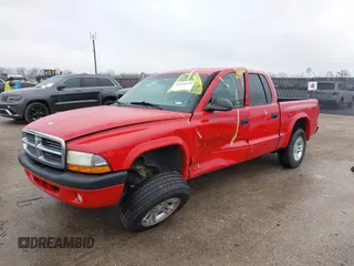 2004 Dodge Dakota Sport with VIN 1D7HL38KX4S657177, listed as a IAAI auction lot 41534575 with 38,802 mi miles. Bid and sale history available at carsss.com. Image 6.