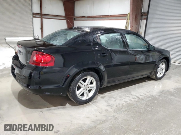 2012 Dodge Avenger SXT with VIN 1C3CDZCB2CN219430, listed as a Copart auction lot 53958865 with 99,106 mi miles and Salvage Title. Bid and sale history available at DreamBid. Image 3.
