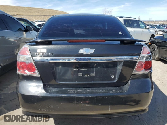 2007 Chevrolet Aveo LT z VIN KL1TG56667B050294, wystawiony jako Copart lot #47839165 z przebiegiem 180 521 mil mil oraz Szkody całkowita. Historia ofert i sprzedaży dostępna na DreamBid. Obrazek 6.