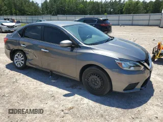 2019 Nissan Sentra S with VIN 3N1AB7AP9KY379742, listed as a Copart auction lot 57699995 with 104,080 mi miles and Salvage title. Bid and sale history available at DreamBid. Image 4.