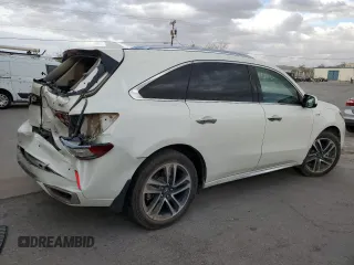 2017 Acura MDX Sport Hybrid w/Advance Pkg with VIN 5FRYD7H73HB001608, listed as a Copart auction lot 79456764 with 120,589 mi miles and Salvage Title. Bid and sale history available at carsss.com. Image 3.