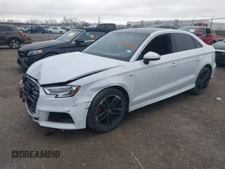 2018 Audi A3 Sedan Premium Plus with VIN WAUJ8GFF2J1003413, listed as a IAAI auction lot 41535243 with 109,454 mi miles. Bid and sale history available at carsss.com. Image 2.