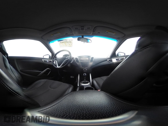 2012 Hyundai Veloster w/Black Int with VIN KMHTC6AD8CU066779, listed as a IAAI auction lot 41699960 with 160,875 mi miles and . Bid and sale history available at DreamBid. Image 19.