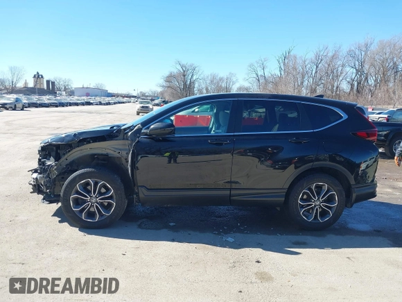 2020 Honda CR-V EX with VIN 2HKRW2H53LH651695, listed as a IAAI auction lot 41685683 with 86,582 mi miles. Bid and sale history available at carsss.com. Image 15.