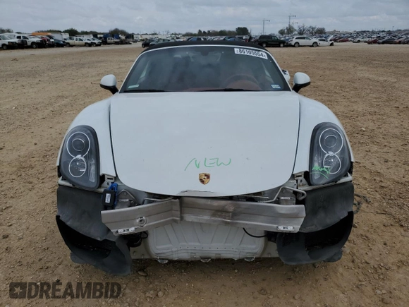 2013 Porsche Boxster с VIN WP0CA2A82DS113808, выставлен на аукционе Copart как лот 86105554 с пробегом 58 526 миль миль и Списание • Salvage title. История ставок и продаж доступна на DreamBid. Изображение 5.