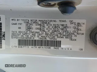 2014 Toyota Tacoma with VIN 5TFNX4CN4EX039818, listed as a Copart auction lot 44336525 with Not Provided miles and Salvage Title. Bid and sale history available at DreamBid. Image 13.