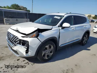 2021 Hyundai Santa Fe SEL z VIN 5NMS24AJ7MH334985, wystawiony jako Copart lot #52754525 z przebiegiem 70 348 mil mil oraz Nie do naprawy • Non repairable. Historia ofert i sprzedaży dostępna na DreamBid. Obrazek 1.