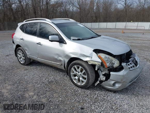 2012 Nissan Rogue S with VIN JN8AS5MT2CW279781, listed as a IAAI auction lot 41654326 with 226,984 mi miles. Bid and sale history available at carsss.com. Image 1.