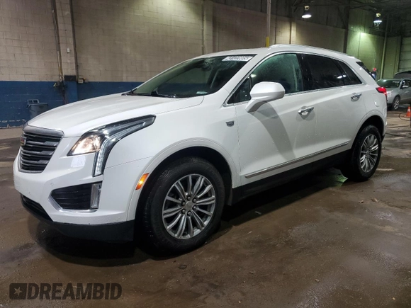 2017 Cadillac XT5 Luxury FWD with VIN 1GYKNBRS5HZ114913, listed as a Copart auction lot 43122805 with 138,977 mi miles and Clean Title. Bid and sale history available at carsss.com. Image 1.