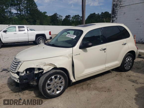 2006 Chrysler PT Cruiser Limited with VIN 3A8FY68896T242094, listed as a Copart auction lot 55206285 with 86,826 mi miles and Salvage title. Bid and sale history available at DreamBid. Image 1.