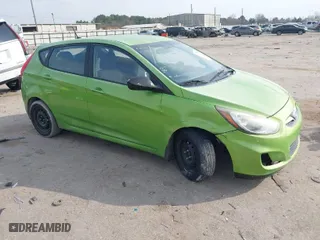 2014 Hyundai Accent GS with VIN KMHCT5AE8EU164507, listed as a IAAI auction lot 41540324 with 216,144 mi miles. Bid and sale history available at carsss.com. Image 1.