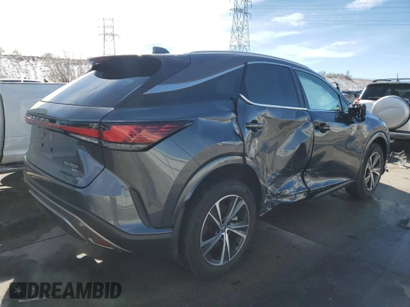 2024 Lexus RX with VIN 2T2BAMCA0RC039266, listed as a Copart auction lot 45692385 with 20,711 mi miles and Salvage Title. Bid and sale history available at carsss.com. Image 3.