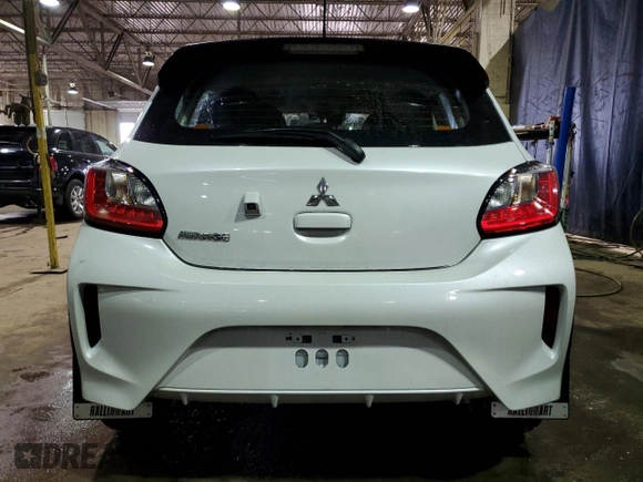 2023 Mitsubishi Mirage Black Edition with VIN ML32AWHJ3PH006444, listed as a Copart auction lot 42985065 with 15,858 mi miles and Clean title. Bid and sale history available at DreamBid. Image 6.