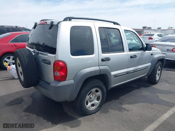 2003 Jeep Liberty Sport with VIN 1J4GL48KX3W674820, listed as a IAAI auction lot 41852729 with 246,363 mi miles. Bid and sale history available at carsss.com. Image 4.