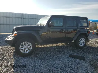 2023 Jeep Wrangler Willys z VIN 1C4HJXDN5PW701882, wystawiony jako Copart lot #64026475 z przebiegiem 39 529 mil mil oraz Czysty tytuł • Clean title. Historia ofert i sprzedaży dostępna na DreamBid. Obrazek 1.
