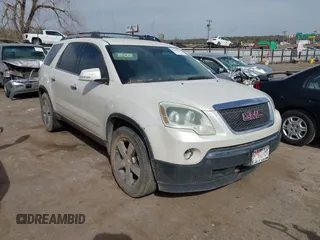 2011 GMC Acadia SLT1 with VIN 1GKKVRED3BJ338147, listed as a IAAI auction lot 41808410 with 173,103 mi miles. Bid and sale history available at carsss.com. Image 1.