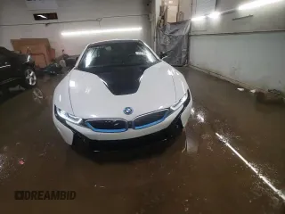 2016 BMW i8 with VIN WBY2Z2C52GV675474, listed as a Copart auction lot 49713485 with 53,512 mi miles and Salvage Title. Bid and sale history available at carsss.com. Image 13.