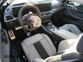 2024 BMW M4 Competition xDrive with VIN WBS43AZ03RCN56860, listed as a Copart auction lot 75937104 with 0 mi miles and Salvage Title. Bid and sale history available at carsss.com. Image 8.