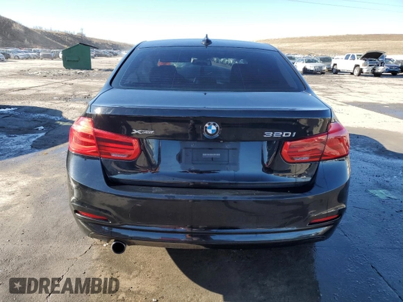 2018 BMW 3 Series 320i xDrive with VIN WBA8E5G57JNU46442, listed as a Copart auction lot 46619795 with Not Provided miles and Salvage Title. Bid and sale history available at carsss.com. Image 6.