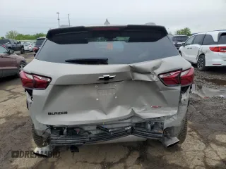 2021 Chevrolet Blazer RS with VIN 3GNKBERS1MS566498, listed as a Copart auction lot 56381635 with 40,519 mi miles and Salvage title. Bid and sale history available at DreamBid. Image 6.