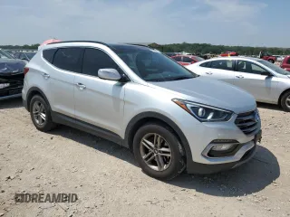 2017 Hyundai Santa Fe 2.4L with VIN 5XYZUDLB9HG491173, listed as a Copart auction lot 61109325 with 104,303 mi miles and Salvage title. Bid and sale history available at DreamBid. Image 4.