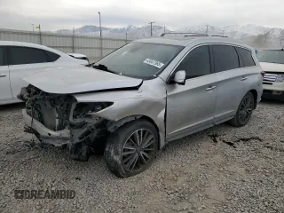 2020 Infiniti QX60 Luxe with VIN 5N1DL0MN4LC511014, listed as a Copart auction lot 43047365 with 17,083 mi miles and Salvage title. Bid and sale history available at DreamBid. Image 1.