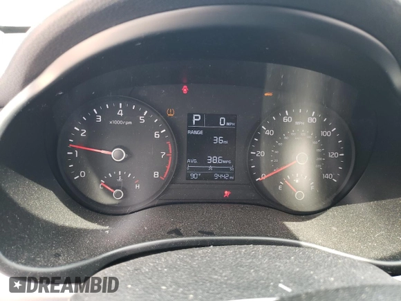 2023 Kia Rio S with VIN 3KPA24AD2PE623368, listed as a Copart auction lot 66708084 with 9,442 mi miles and Salvage Title. Bid and sale history available at carsss.com. Image 9.