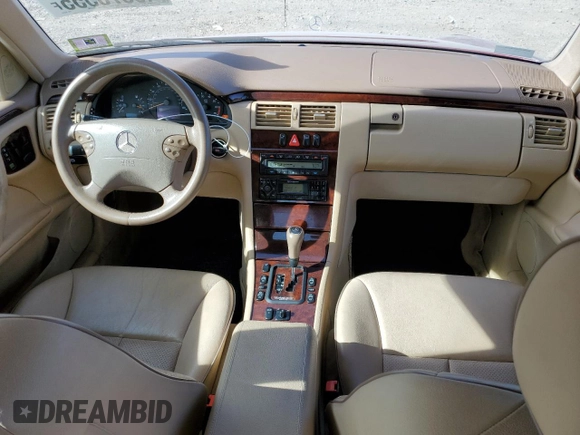 2000 Mercedes-Benz E-Class with VIN WDBJF65J6YB052254, listed as a Copart auction lot 49375555 with 96,015 mi miles and Salvage Title. Bid and sale history available at carsss.com. Image 8.