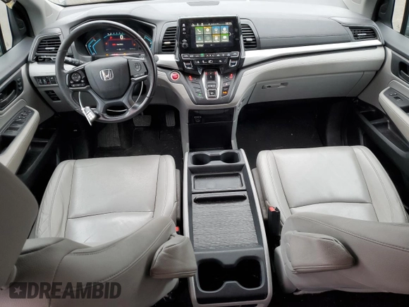 2018 Honda Odyssey EX-L with VIN 5FNRL6H77JB090625, listed as a Copart auction lot 84231104 with 92,413 mi miles and Salvage Title. Bid and sale history available at carsss.com. Image 8.