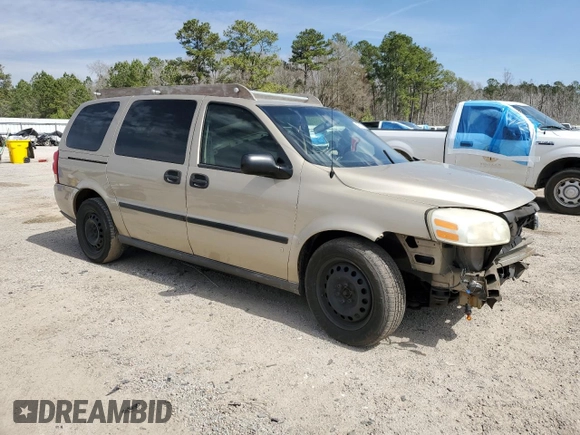 2006 Chevrolet Uplander LS Fleet with VIN 1GNDV23LX6D105528, listed as a Copart auction lot 47930175 with 285,886 mi miles and Salvage Title. Bid and sale history available at DreamBid. Image 4.