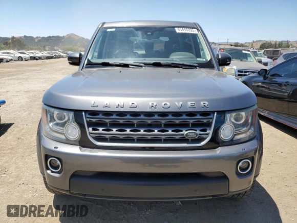2016 Land Rover LR4 HSE with VIN SALAG2V64GA846072, listed as a Copart auction lot 65455395 with 34,094 mi miles and Clean title. Bid and sale history available at DreamBid. Image 5.