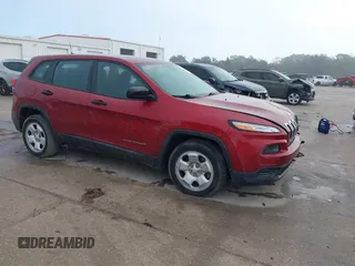 2016 Jeep Cherokee Sport with VIN 1C4PJLAB6GW136136, listed as a IAAI auction lot 41108560 with 97,982 mi miles. Bid and sale history available at carsss.com. Image 1.