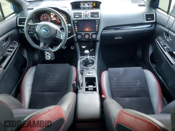 2021 Subaru WRX STI with VIN JF1VA2E68M9822676, listed as a Copart auction lot 86650554 with 30,473 mi miles and Salvage Title. Bid and sale history available at carsss.com. Image 8.