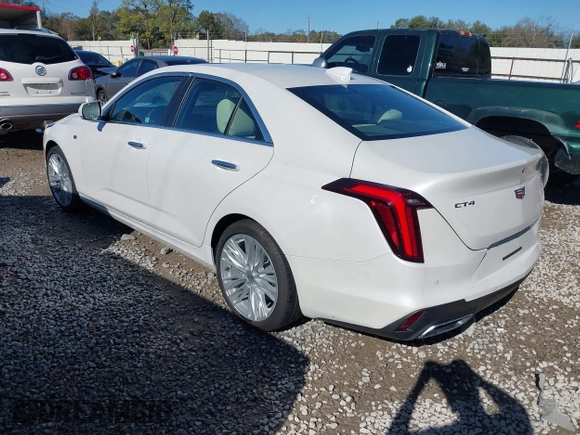 2024 Cadillac CT4 Premium Luxury with VIN 1G6DB5RK7R0131116, listed as a IAAI auction lot 41172822 with 224 mi miles. Bid and sale history available at carsss.com. Image 3.
