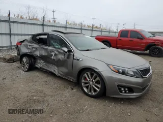 2015 Kia Optima SXL Turbo with VIN 5XXGR4A65FG458168, listed as a Copart auction lot 44966795 with 55,055 mi miles and Non Repairable. Bid and sale history available at DreamBid. Image 4.