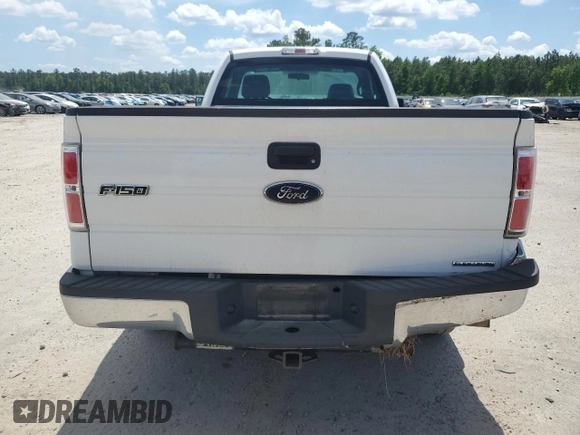 2014 Ford F-150 XL with VIN 1FTNF1CF2EKD21155, listed as a Copart auction lot 54897075 with 156,681 mi miles and Salvage title. Bid and sale history available at DreamBid. Image 6.