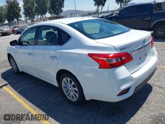 2019 Nissan Sentra SV with VIN 3N1AB7AP8KY296528, listed as a IAAI auction lot 40254265 with 57,196 mi miles and . Bid and sale history available at DreamBid. Image 3.