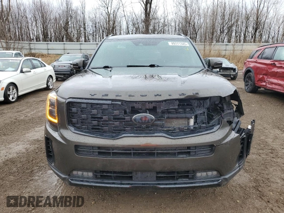 2021 Kia Telluride SX with VIN 5XYP5DHC7MG185623, listed as a Copart auction lot 49771345 with 101,167 mi miles and Clean Title. Bid and sale history available at carsss.com. Image 5.